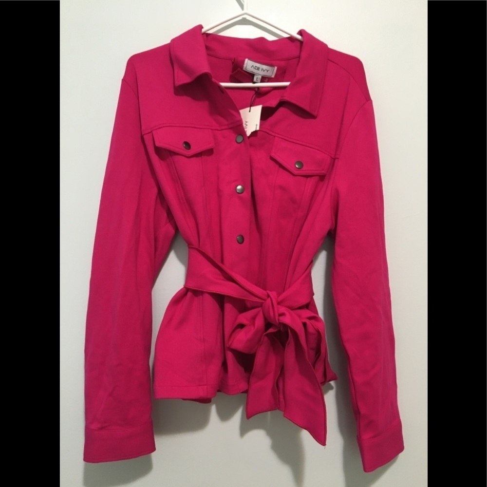 27. Pink Belted Jacket